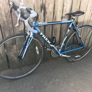 2006 Trek 1500 Blue and Silver, gray or bare metal