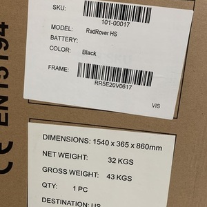 2020 Rad Power Bikes Rad Rover 5 Black