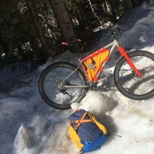 2016 Marin Bikes Pine Mountain 1 Silver, gray or bare metal and Orange