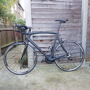 Raw Black Carbon Finish - Eddy Merckx Style Frame Black