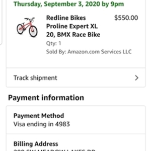 2020 Redline Proline Expert XL Red