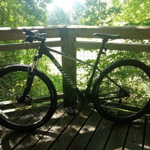 2018 Specialized Rockhopper Black and White
