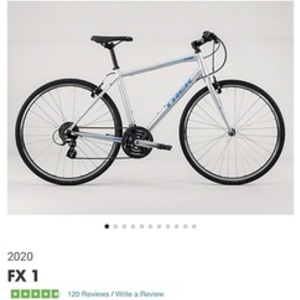2020 Trek FX1 Silver, gray or bare metal