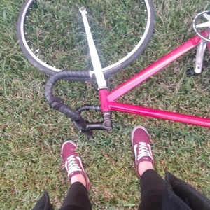 Leader Bikes Red and White