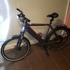 2017 Stromer ST2 S (22") Silver, gray or bare metal and Red