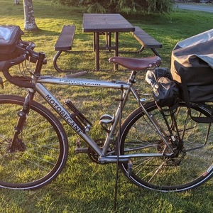 2018 Motobecane Fathom cross Silver, gray or bare metal