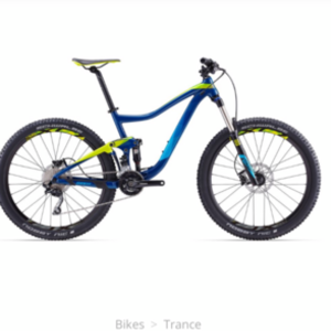 2017 Giant Trance 3 XL Blue and Green