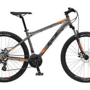 2017 GT Bicycles 27.5 Silver, gray or bare metal and Orange