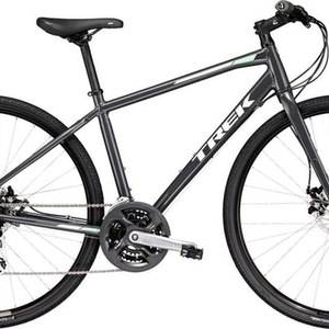 2018 Trek FX-2 Disk (Women's) Silver, gray or bare metal
