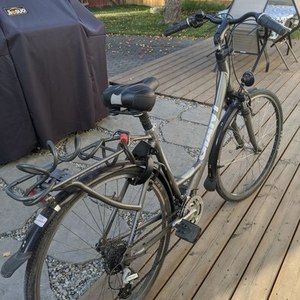 2005 Giant Aluxx - Dutch bicycle Silver, gray or bare metal