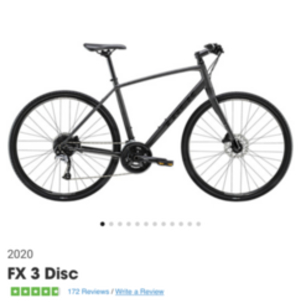 2021 Trek FX3 Black