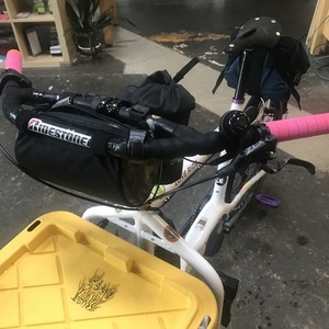 2020 Larry Vs Harry Bullitt "Love Ride" cargo bike (front storage) White and Stickers tape or oth...