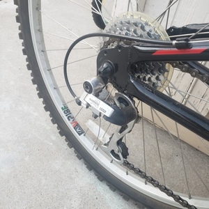 2009 Montague MX Mountain Silver, gray or bare metal and Red