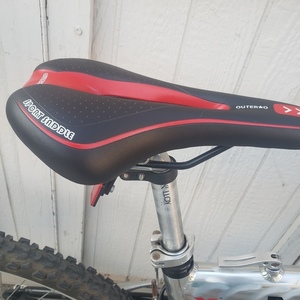 2009 Montague MX Mountain Silver, gray or bare metal and Red