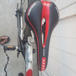 2009 Montague MX Mountain Silver, gray or bare metal and Red