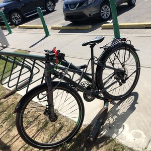 2017 Cube Travel EXC Silver, gray or bare metal and Black