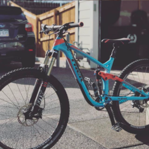 2015 Trek Remedy 9 Blue and Orange