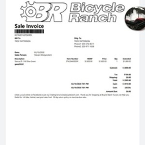 2020 Giant Stance 1 Green