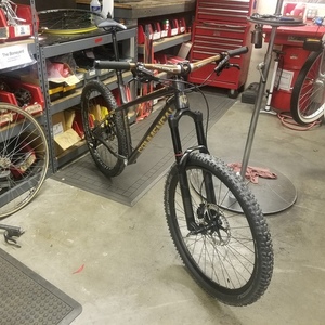 2019 Commencal Bikes Meta HT Silver, gray or bare metal