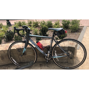 2013 Cannondale Silver, gray or bare metal and Blue