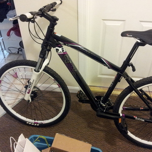 2015 Diamondback womens Black, Purple, and White