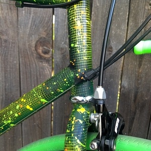 Unknown Green Steel Frame with Custom Paint Green