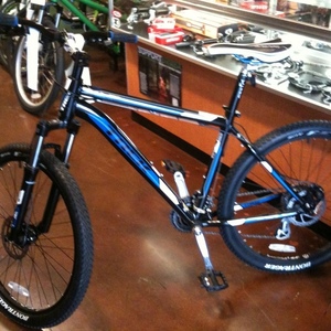 2012 Trek 3700 Disc Black, Blue, and White