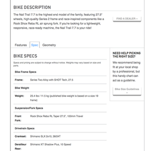 2015 Marin Bikes Nail Trail 7.7 (2 of 2 bikes) White