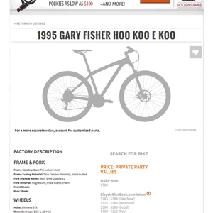 1995 Gary Fisher Hoo Koo E Koo Green