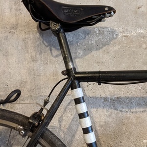 2020 bare knuckles frame - no markings single speed Black