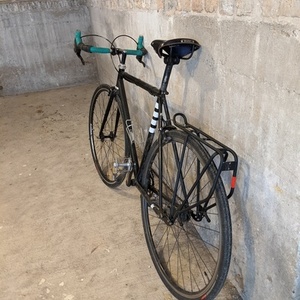 2020 bare knuckles frame - no markings single speed Black