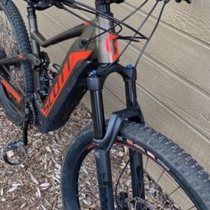 2019 SCOTT Spark eride 920 Brown and Orange