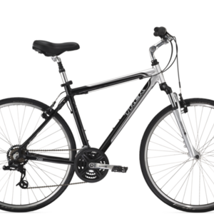 2012 Trek 7100 Silver, gray or bare metal and Black