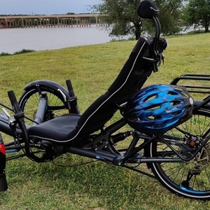 2020 HP Velotechnik SFS Scorpion recumbent Blue and Black