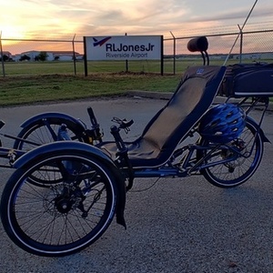 2020 HP Velotechnik SFS Scorpion recumbent Blue and Black