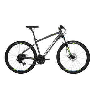 2020 Decathlon Rockrider ST520 Silver, gray or bare metal and Yellow or Gold