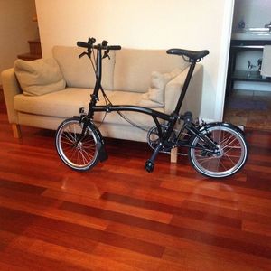 2015 Brompton Bicycle S6L Black