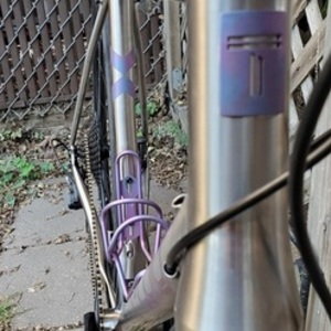 2020 T-Lab X3 Silver, gray or bare metal and Purple