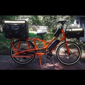 2019 Rad Power Bikes RadWagon cargo bike (front storage) Orange