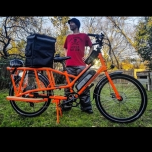 2019 Rad Power Bikes RadWagon cargo bike (front storage) Orange