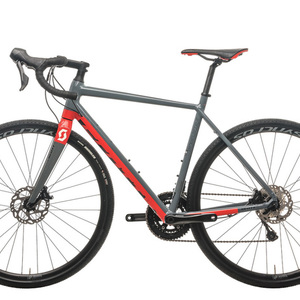 2018 SCOTT Speedster Gravel 10 Disc Silver, gray or bare metal