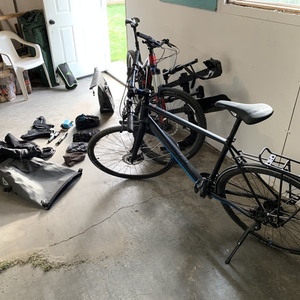 2019 Cube SL ROAD BLK 59 CM Black and Blue