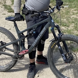 2019 Santa Cruz S Silver, gray or bare metal