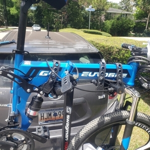 Eurobike Folding Mountain Bike Blue