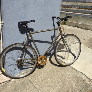 2014 Mission Bicycles Silver or Gray and Yellow or Gold