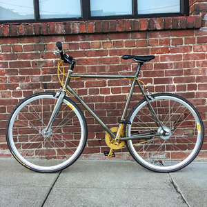 2014 Mission Bicycles Silver or Gray and Yellow or Gold