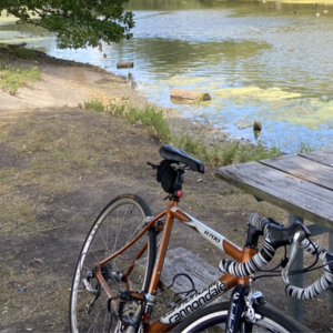 2005 Cannondale R700 Orange and White