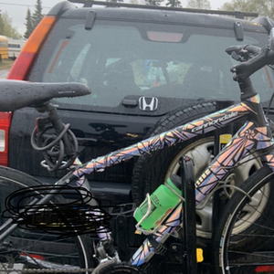 Cannondale Quick Women's 5 Black and Stickers tape or other cover-up