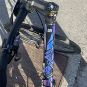 Cannondale Quick Women's 5 Black and Stickers tape or other cover-up