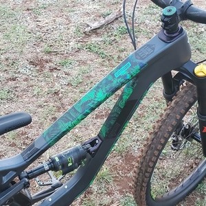 2020 Guerilla Gravity Trail Pistol Black and Green